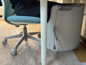 机下に設置した図