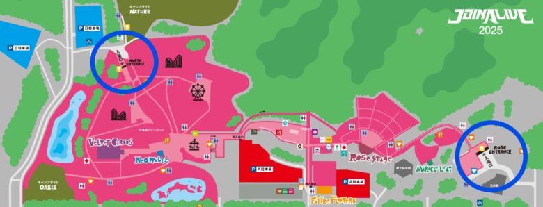 マップの入場口