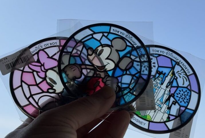 ステンドグラス風のコースターの写真